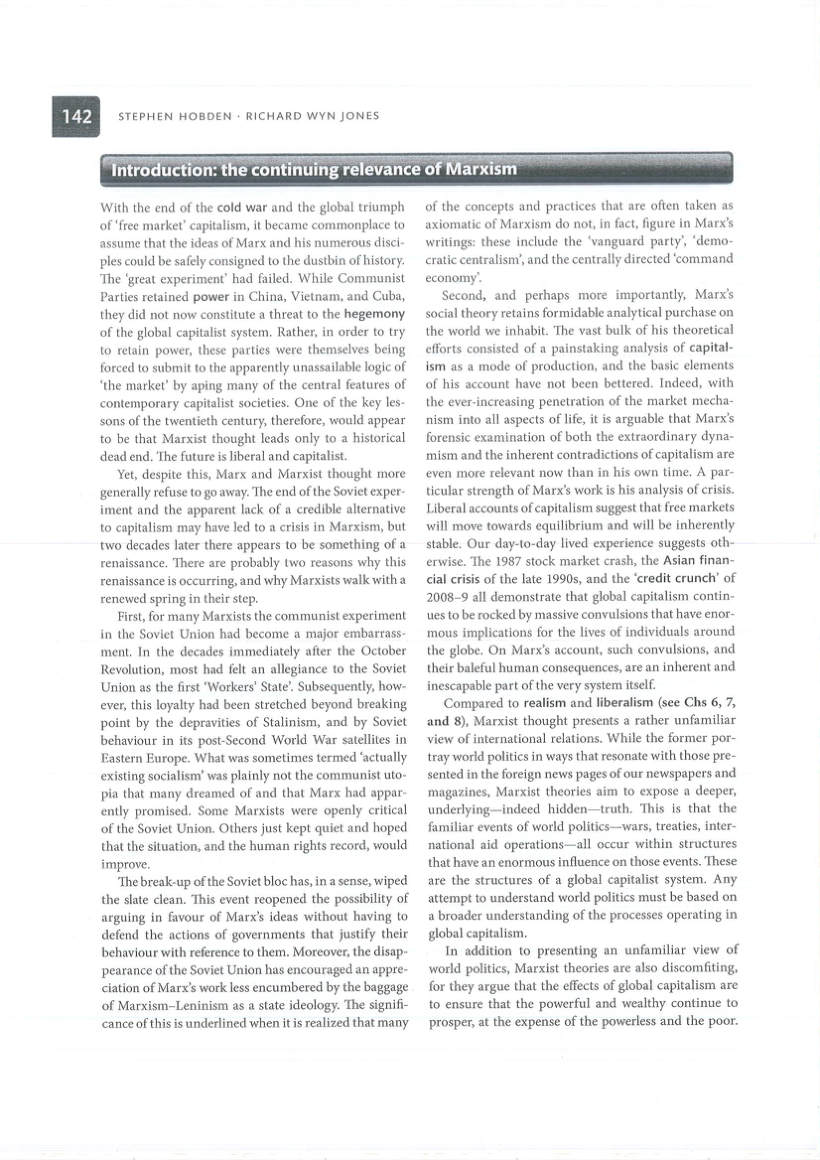 Page 2 of Marxist Theories Of IR Oxford