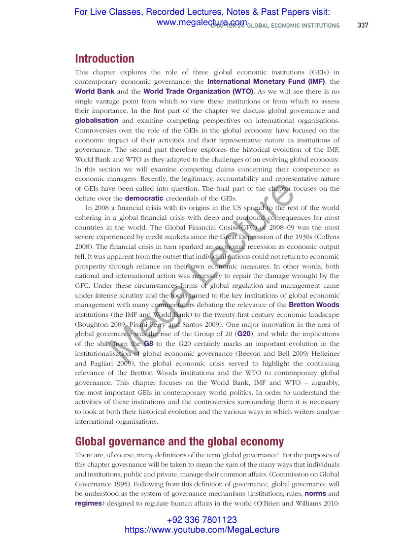 Page 2 of Global Economic Institutions Cambridge