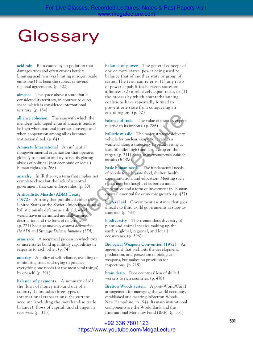 Page 1 of Glossary Of Important Terms In IR Pearson