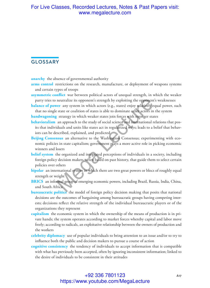 Page 1 of Glossary Of Important Terms In IR W. W. Norton Company