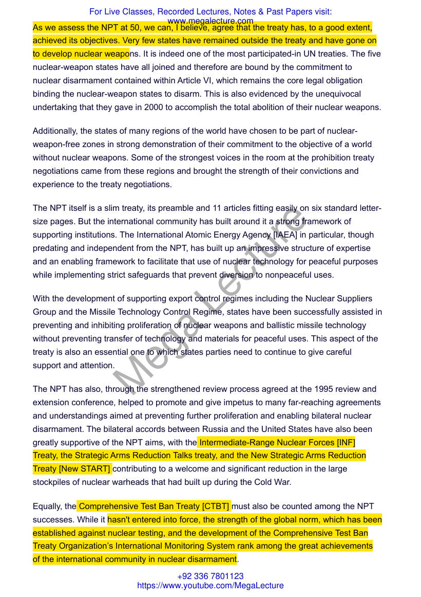 Page 2 of Challenges Of Nuclear Non Proliferation