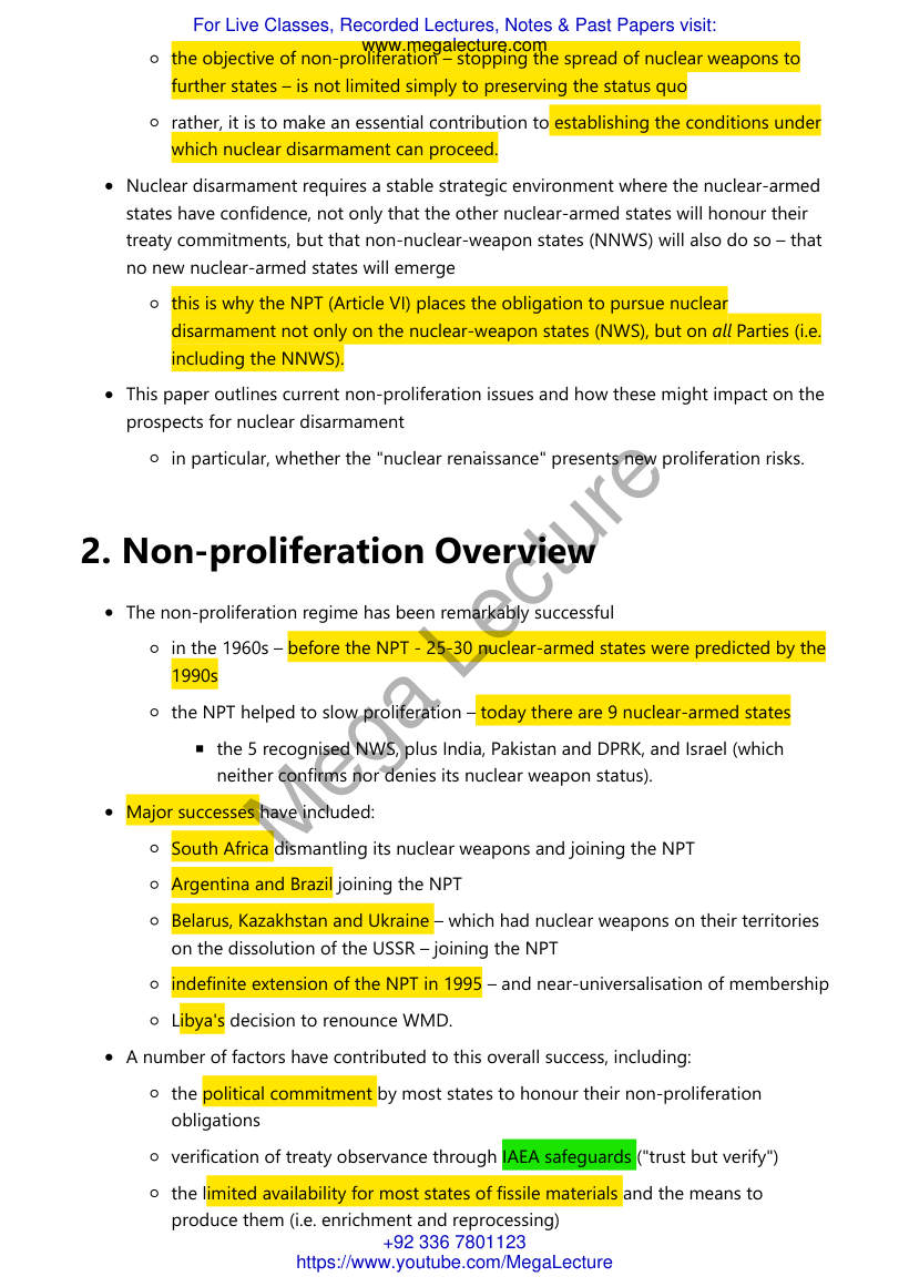 Page 2 of Challenges To The Nuclear Non Proliferation Regime And Implications For Nuclear Disarmament DFAT