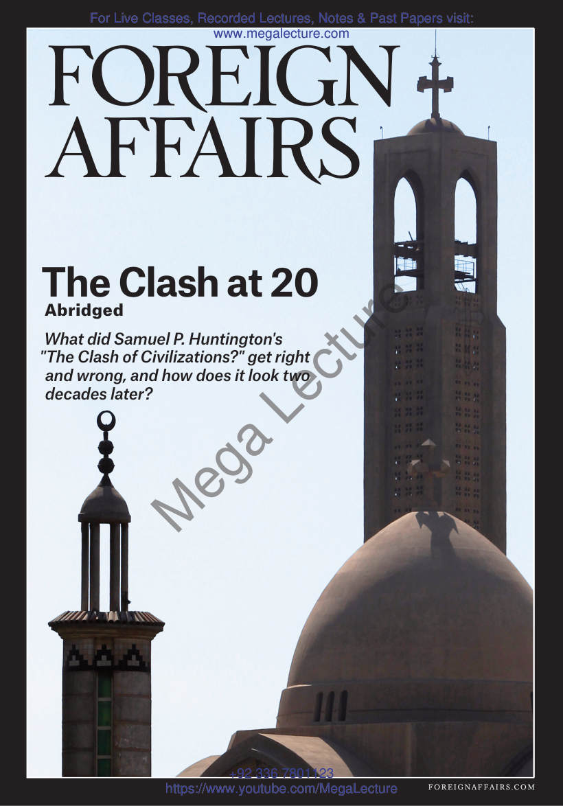 Page 1 of Clash Of Civilization Pg 3