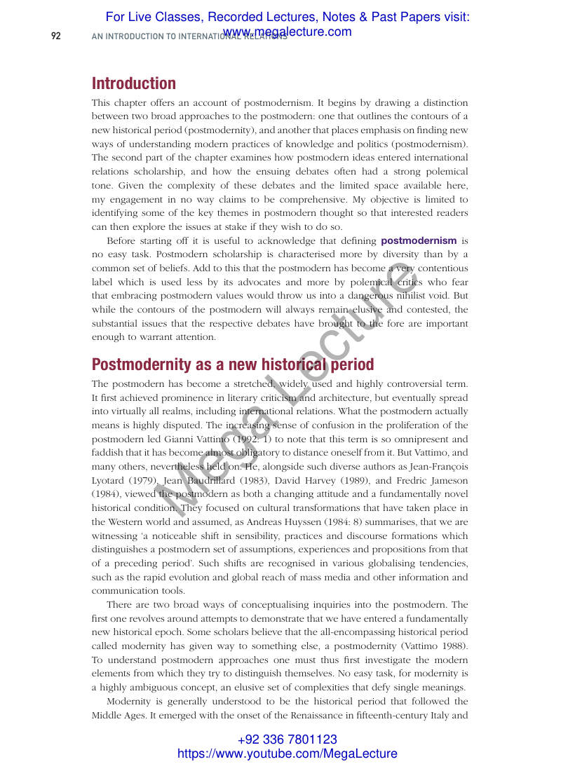 Page 2 of Post Modernism Cambridge