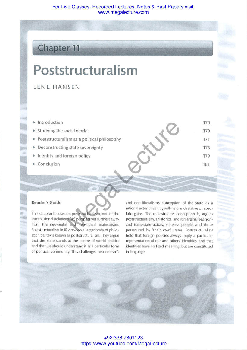 Page 1 of Post Structuralism Post Modernism Oxford