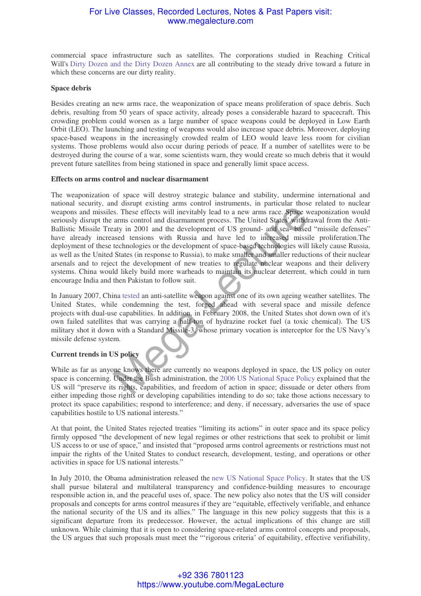 Page 2 of Space Weaponisation