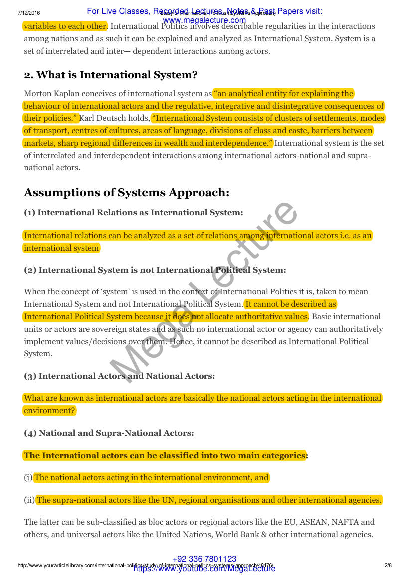 Page 2 of Systems Approach
