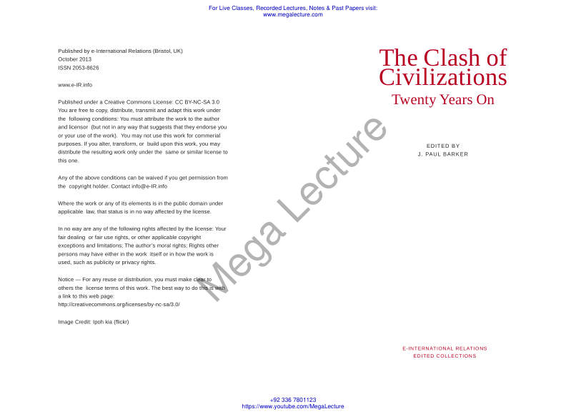 Page 2 of The Clash Of Civilizations E IR