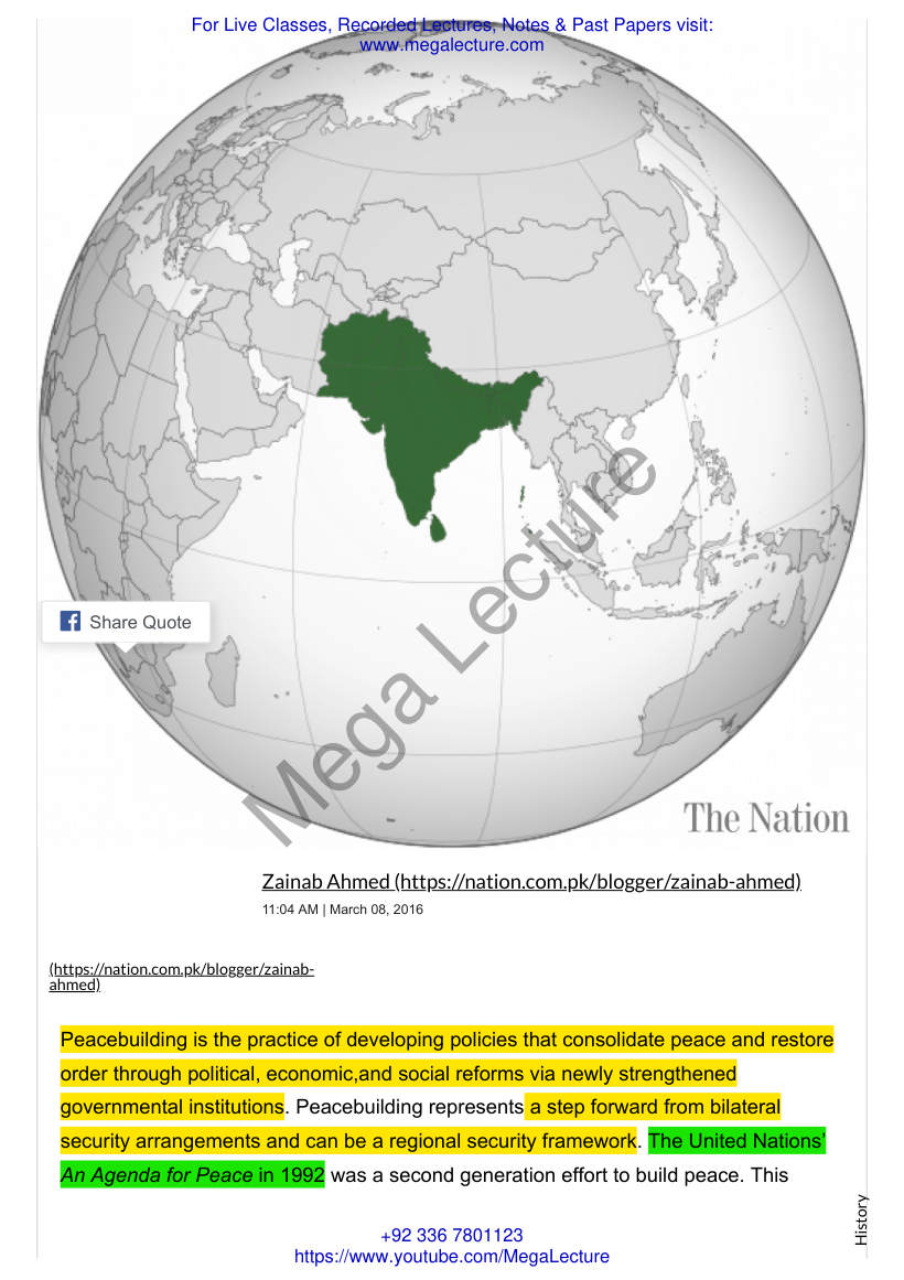 Page 2 of Peacebuilding In South Asia Challenges And Solutions