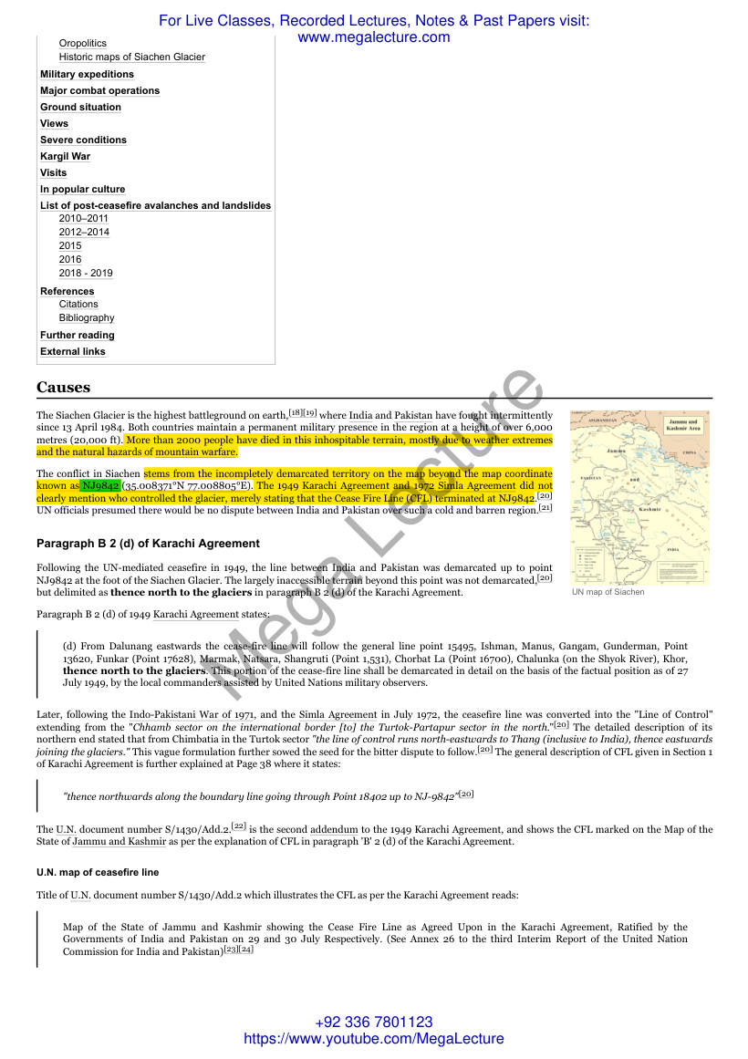 Page 2 of Siachen Conflict Wikipedia