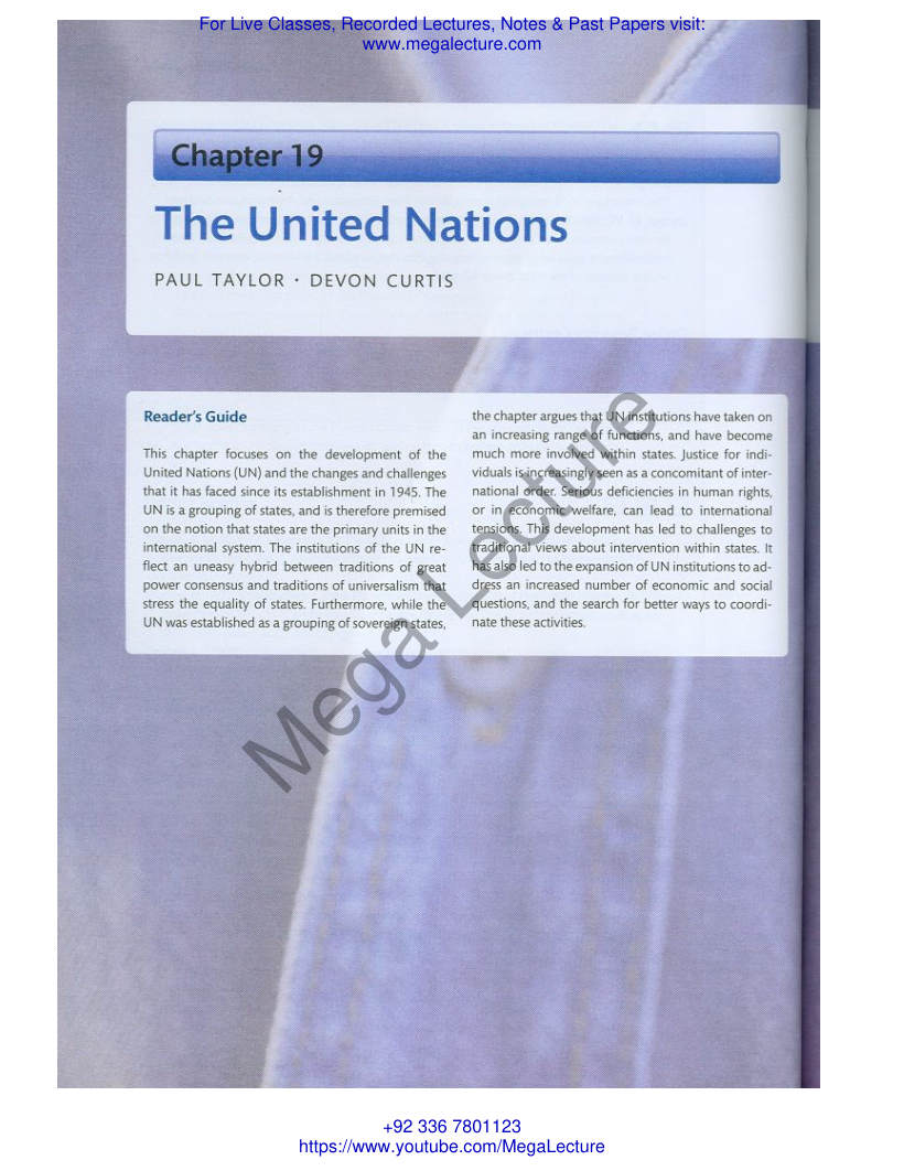 Page 1 of The United Nations Oxford