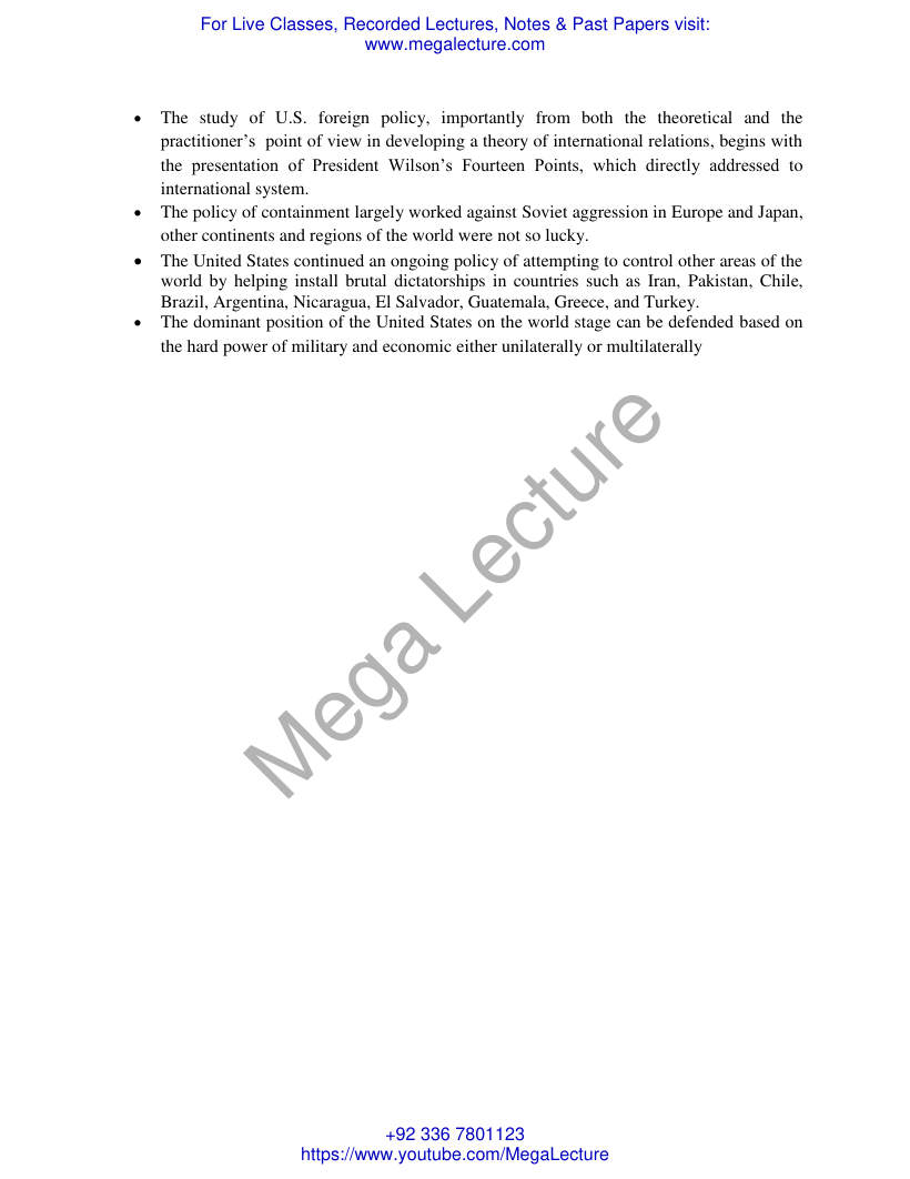 Page 2 of U.S. Foreign Policy Brief