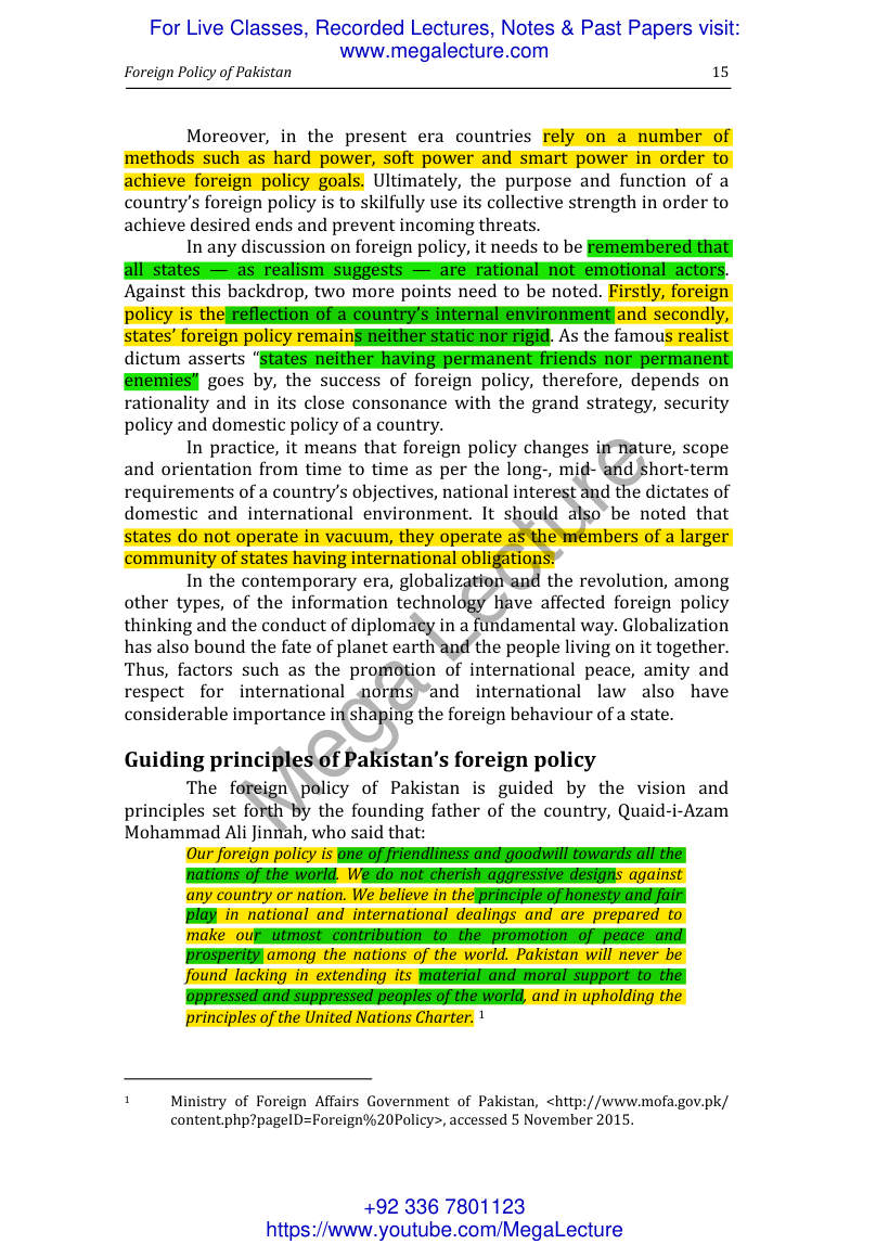Page 2 of 2. Foreign Policy Of Pakistan