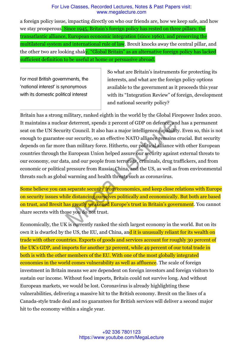 Page 2 of British Foreign Policy After Brexit European Council On Foreign Relations