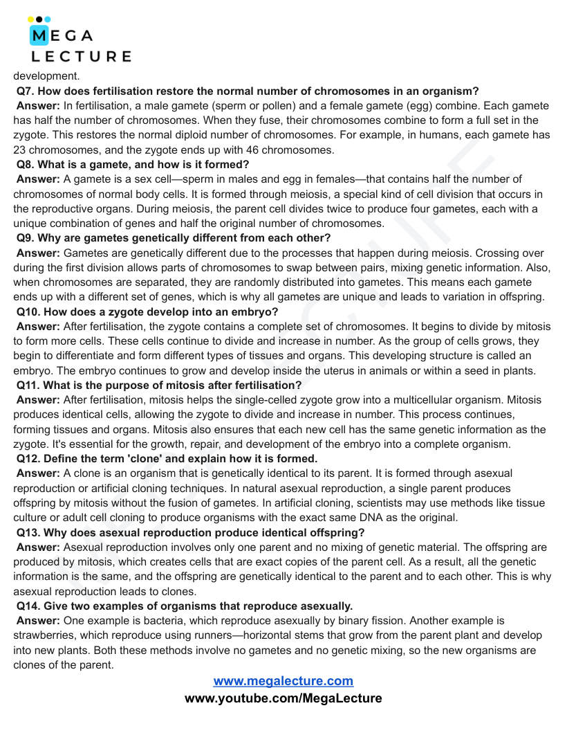 Page 2 of Inheritance Variation And Evolution — Worksheet