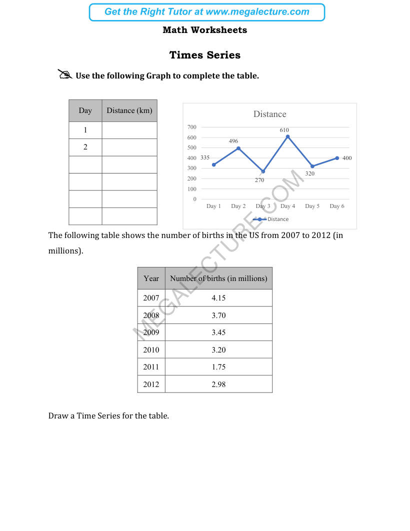 Page 1 of Times Series