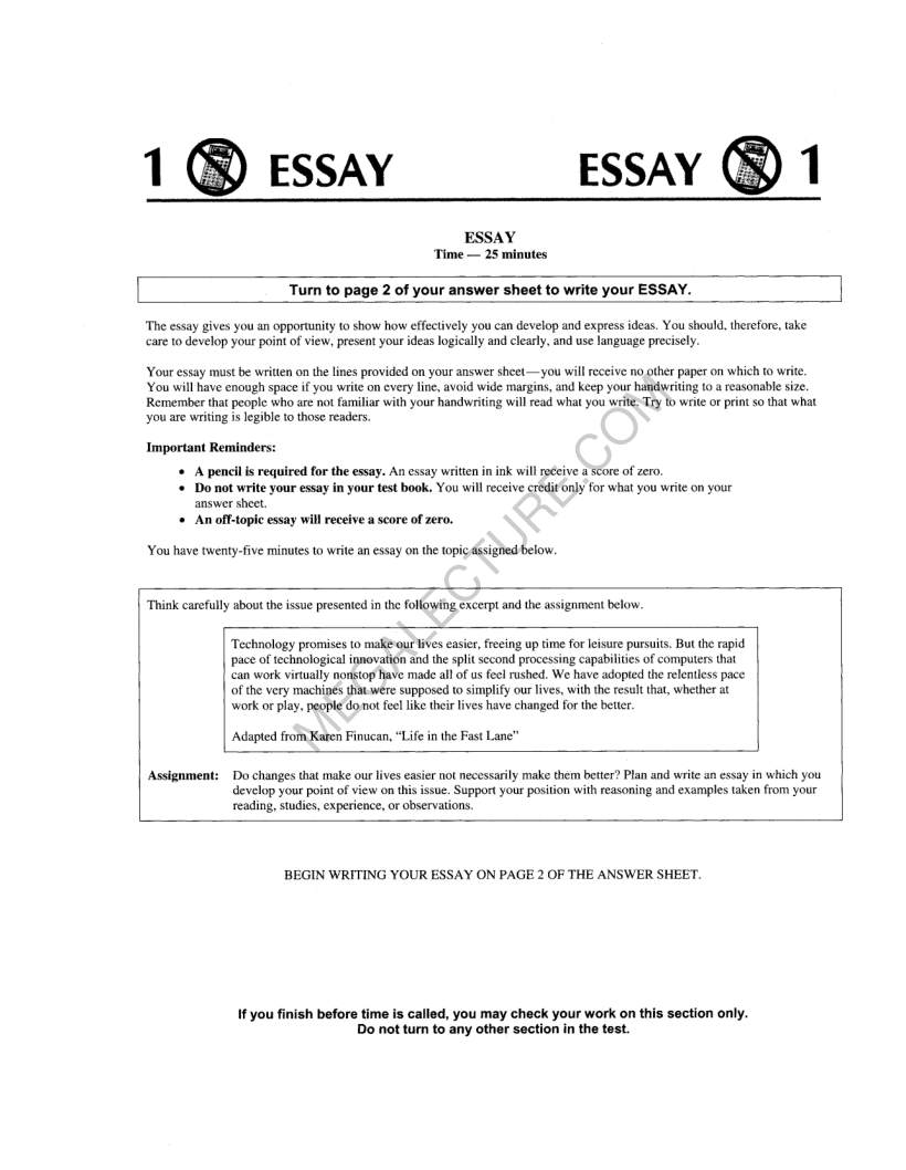 Page 2 of Real SAT Paper 2