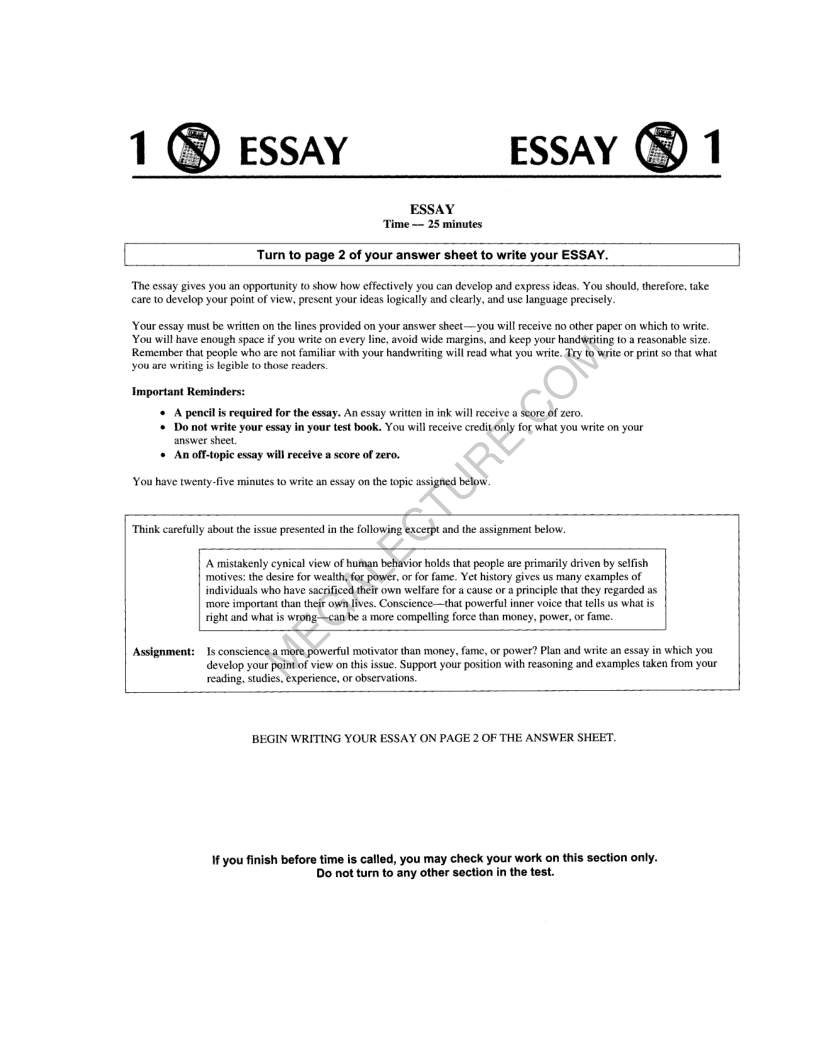 Page 2 of Real SAT Paper 3