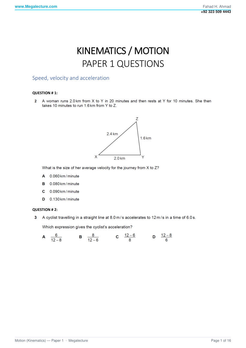 Page 2 of Questions