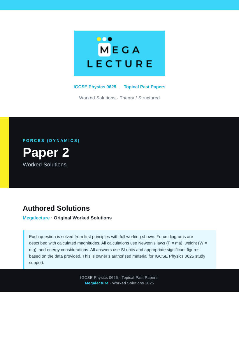Page 1 of Worked Solutions