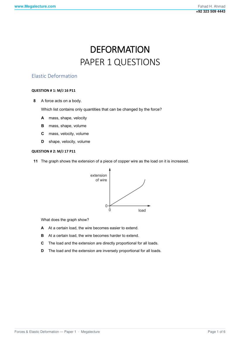 Page 2 of Questions
