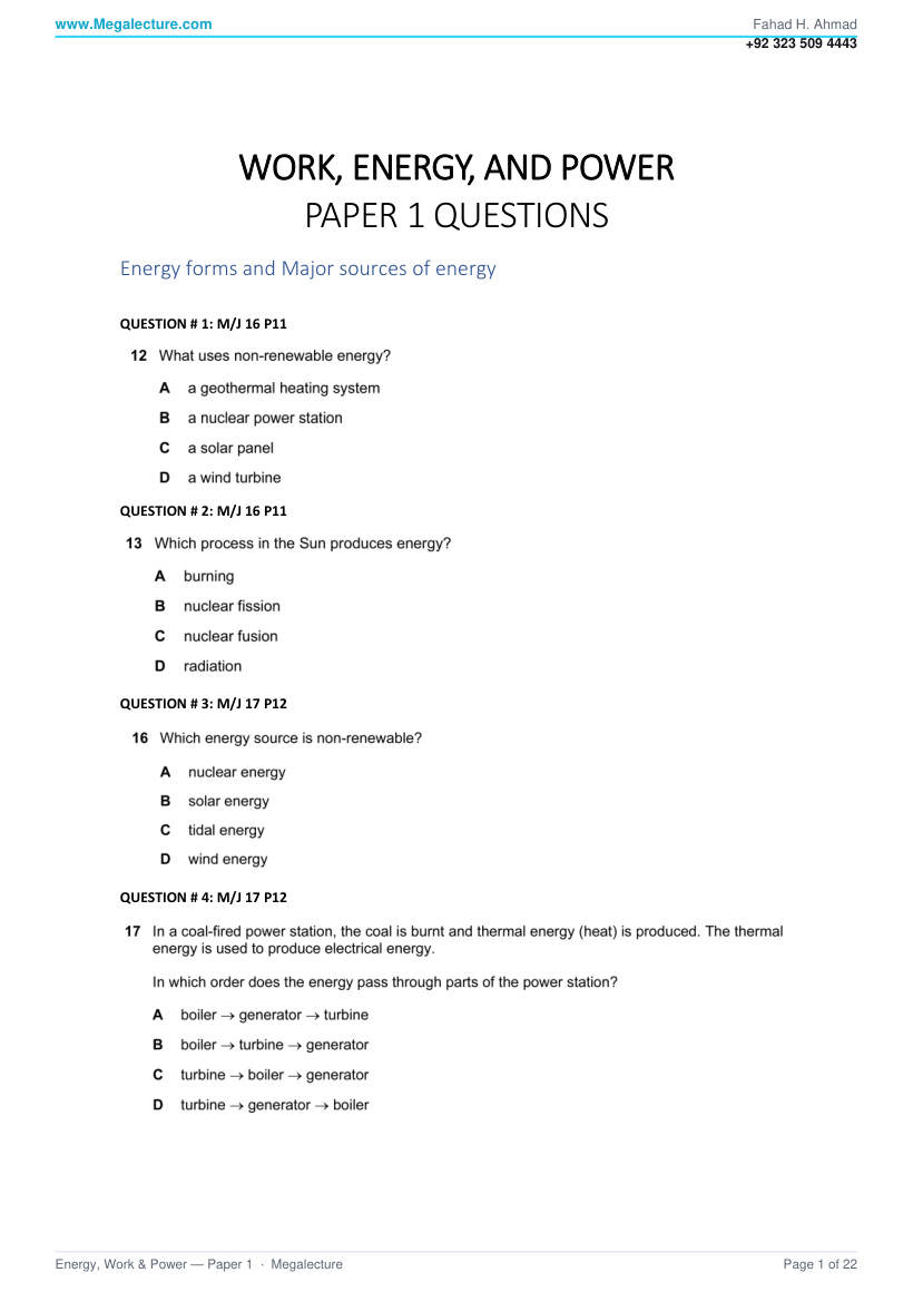 Page 2 of Questions