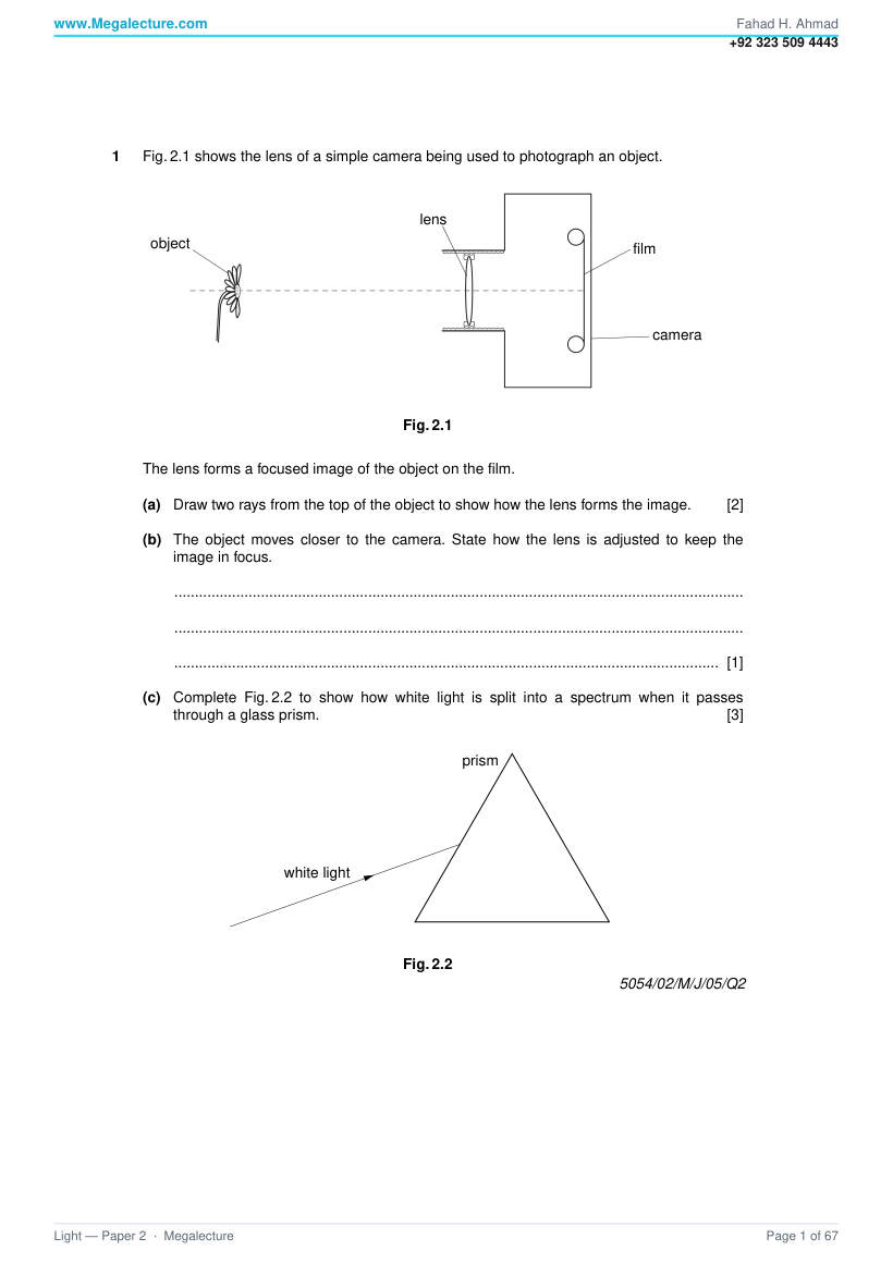 Page 2 of Questions