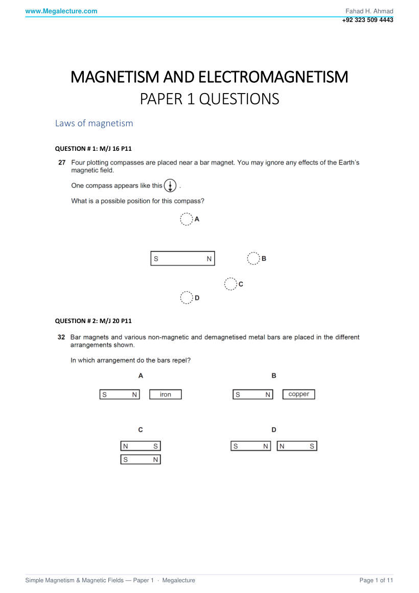 Page 2 of Questions