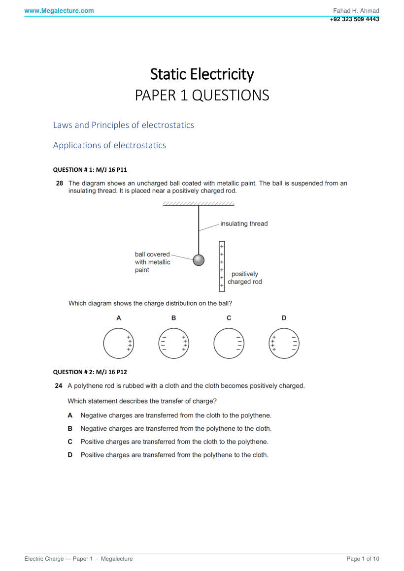 Page 2 of Questions