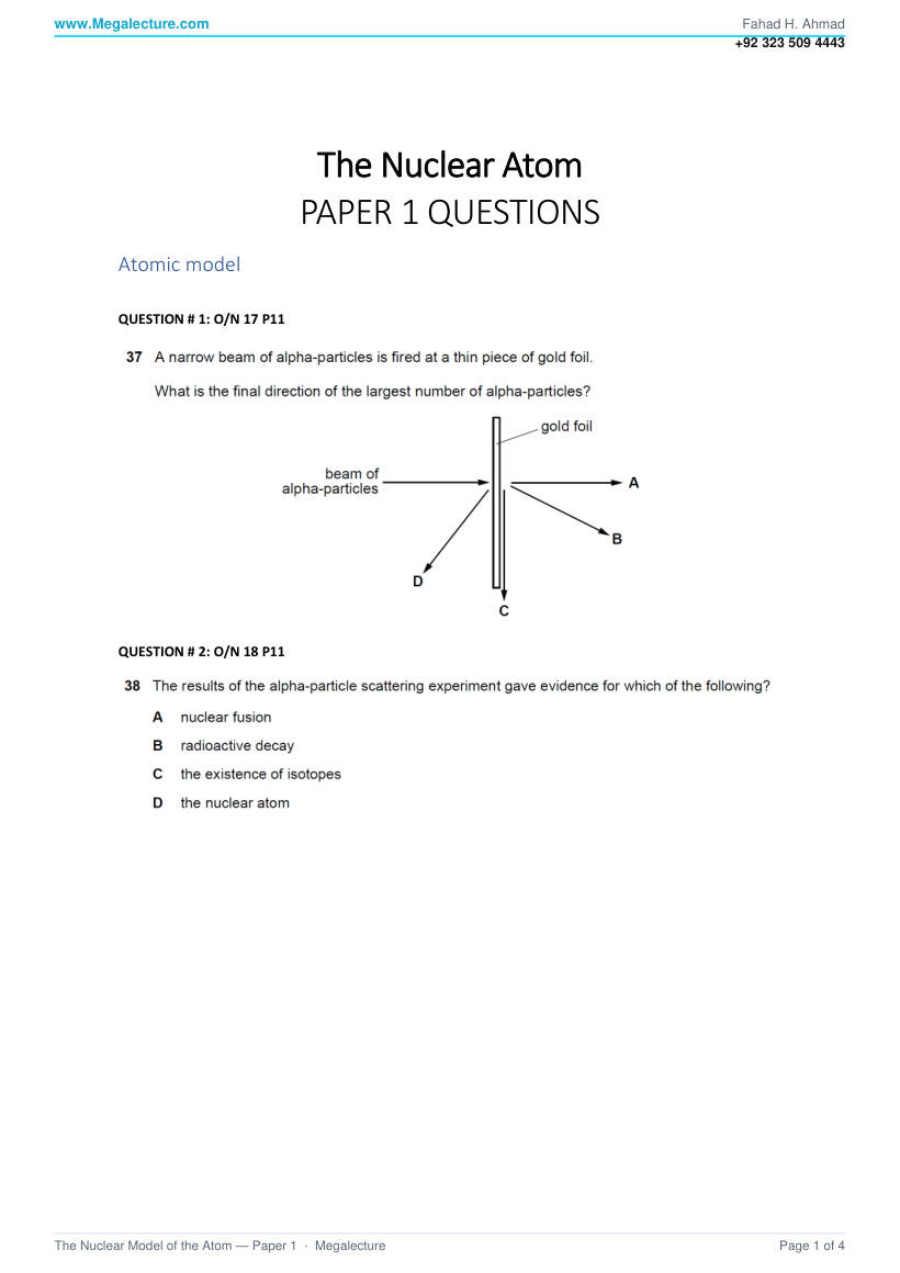 Page 2 of Questions