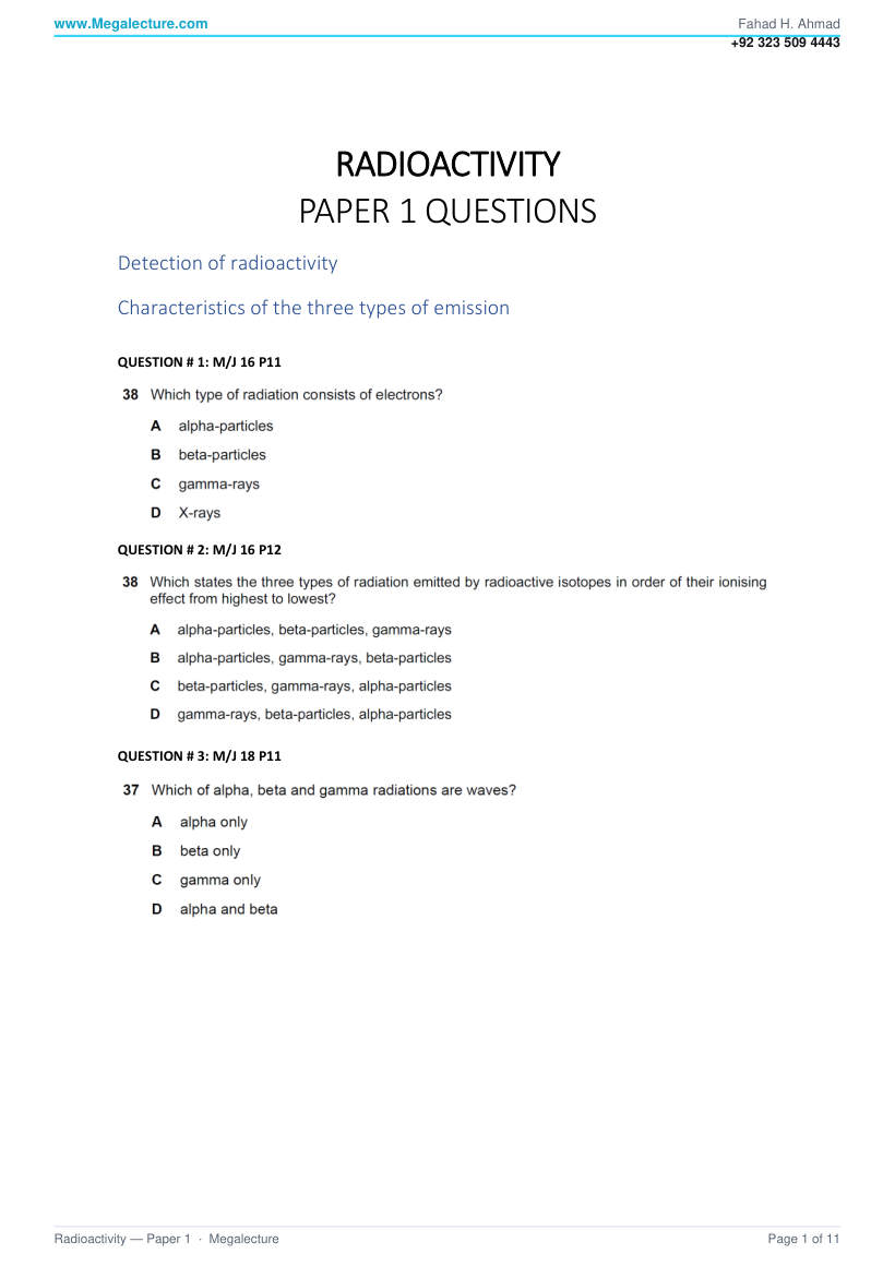 Page 2 of Questions