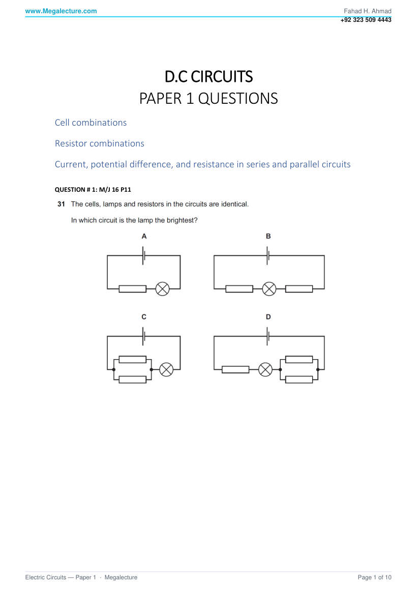 Page 2 of Questions