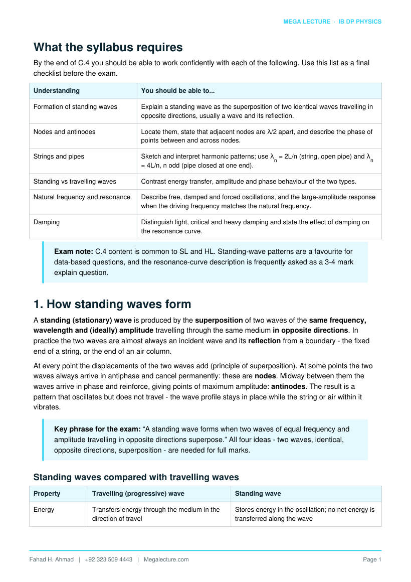 Page 2 of C.4 Standing Waves and Resonance