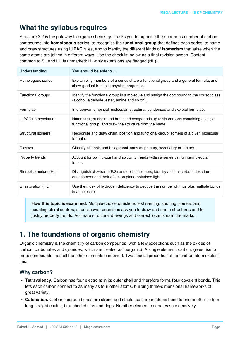 Page 2 of Structure 3.2 Functional Groups: Classification of Organic Compounds
