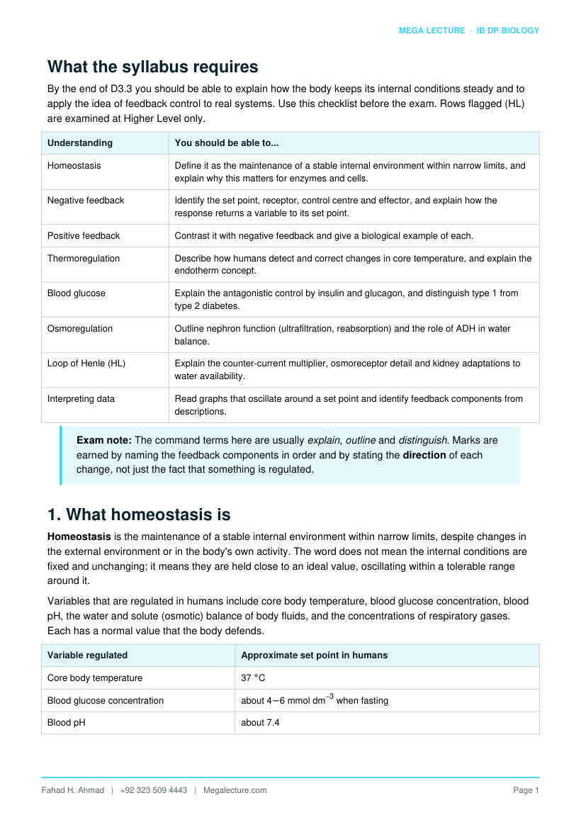 Page 2 of D3.3 Homeostasis