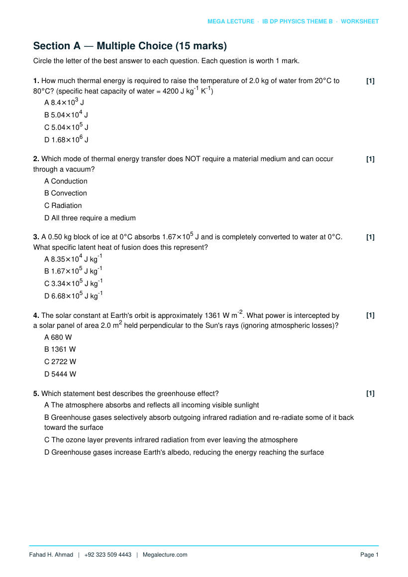 Page 2 of Theme B Worksheet