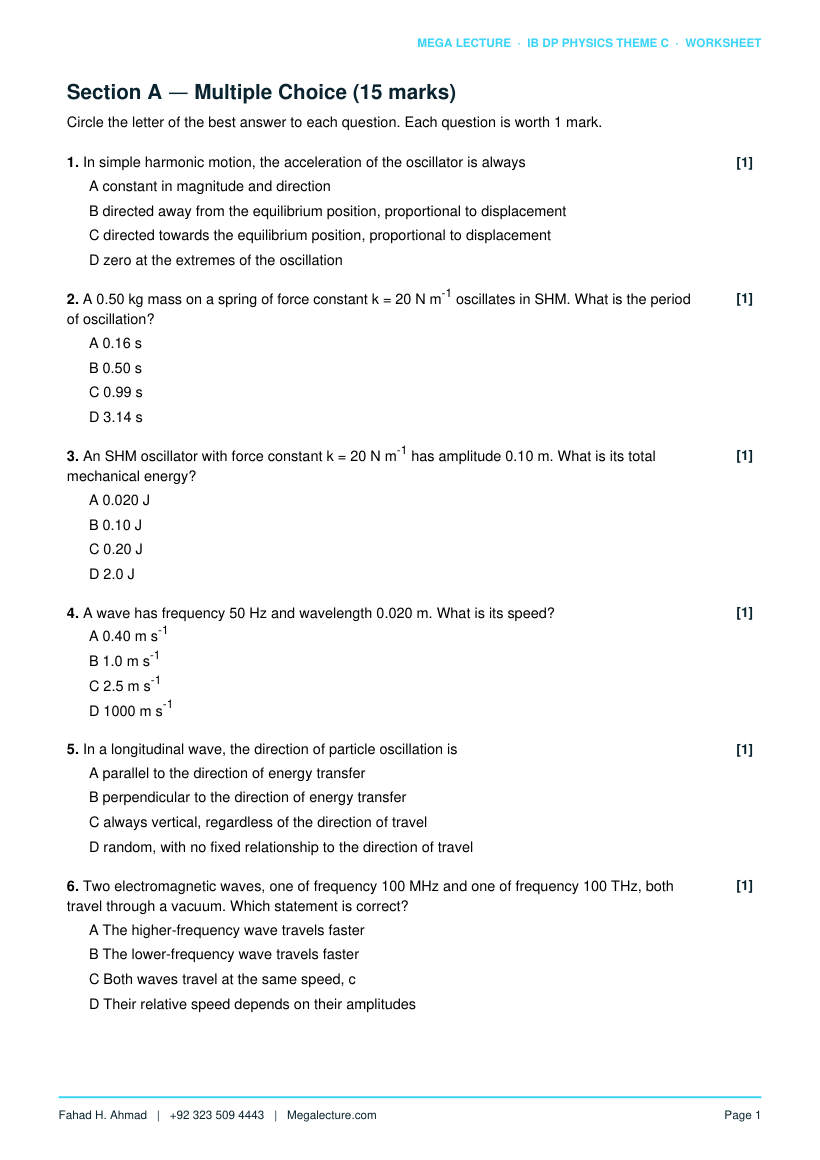 Page 2 of Theme C Worksheet