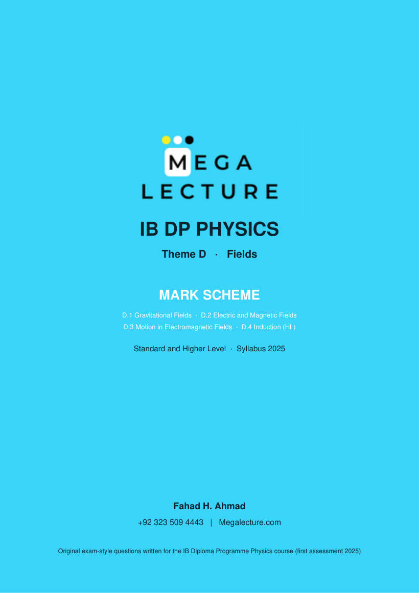 Page 1 of Theme D Mark Scheme