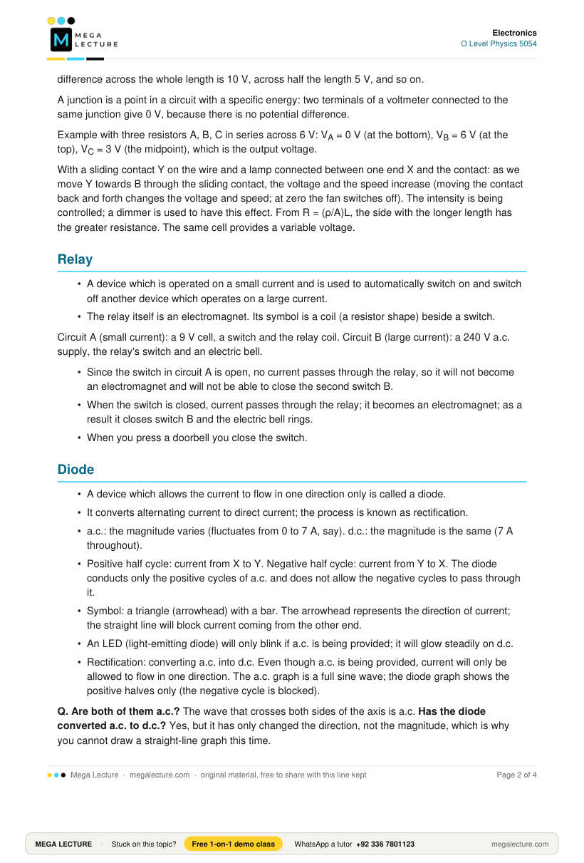 Page 2 of Electronics