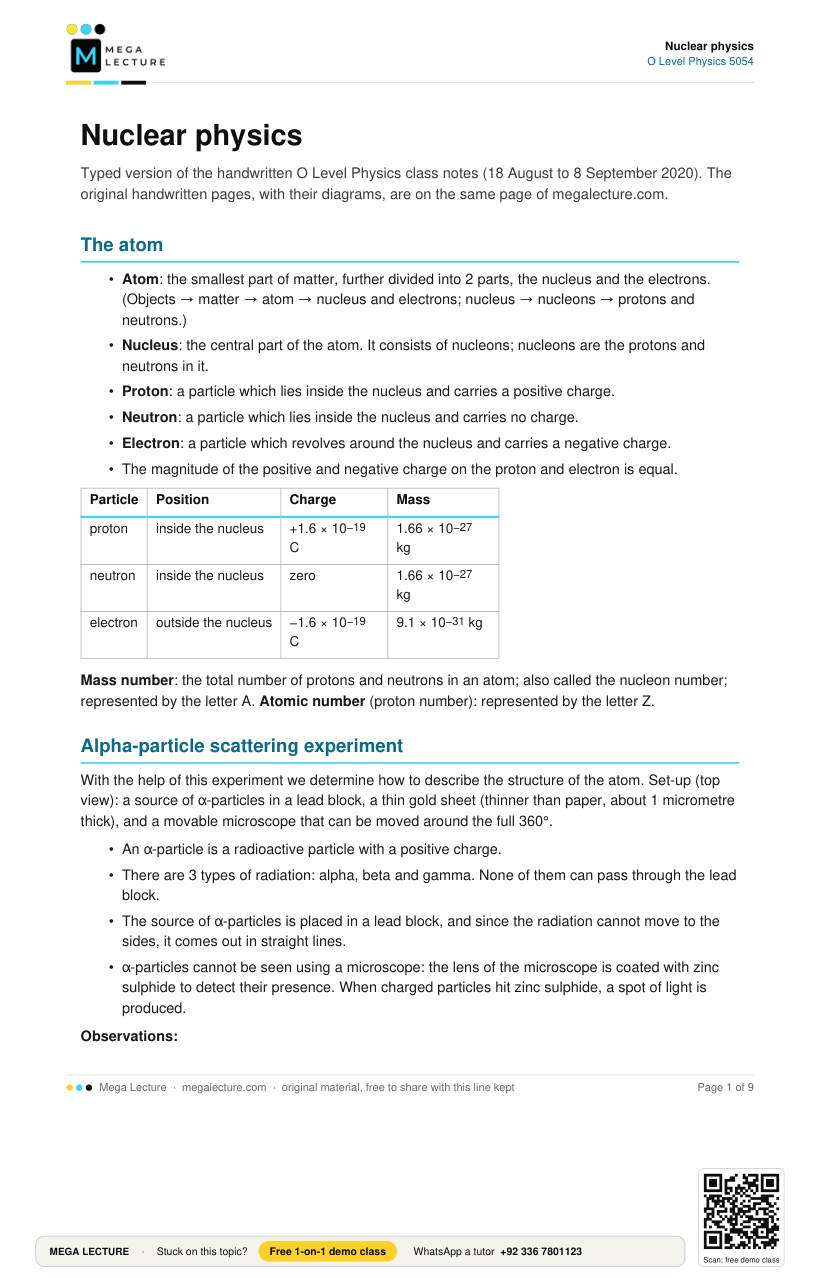 Page 1 of Nuclear Physics