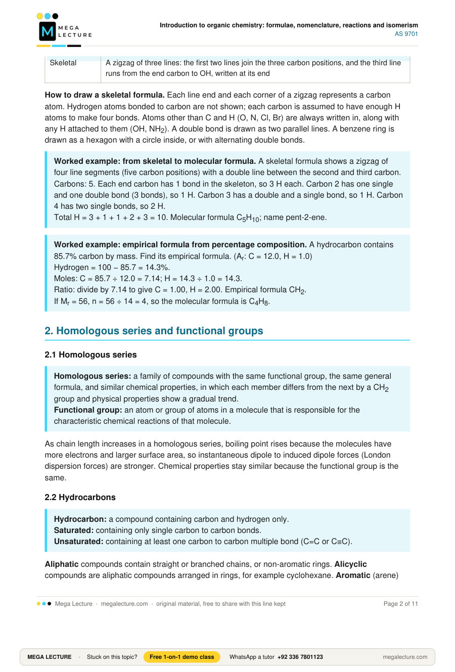 Page 2 of Introduction to organic chemistry: formulae, nomenclature, reactions and isomerism