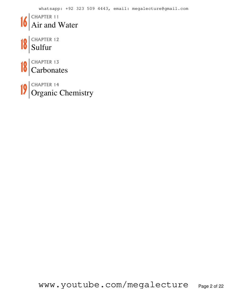 Page 2 of IGCSE Chemistry