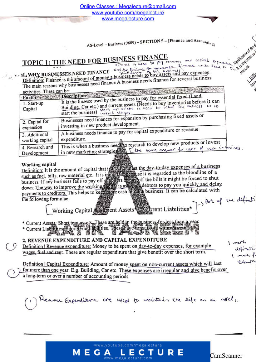 Page 1 of Finance (AS) (PDF)