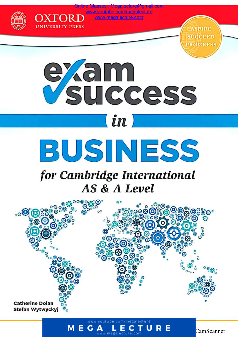 Page 1 of Oxford A Level Business Notes (PDF)