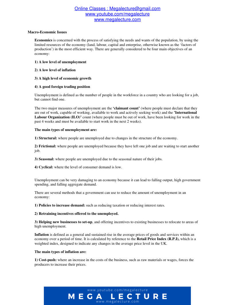 Page 1 of The Economic Environment (PDF)