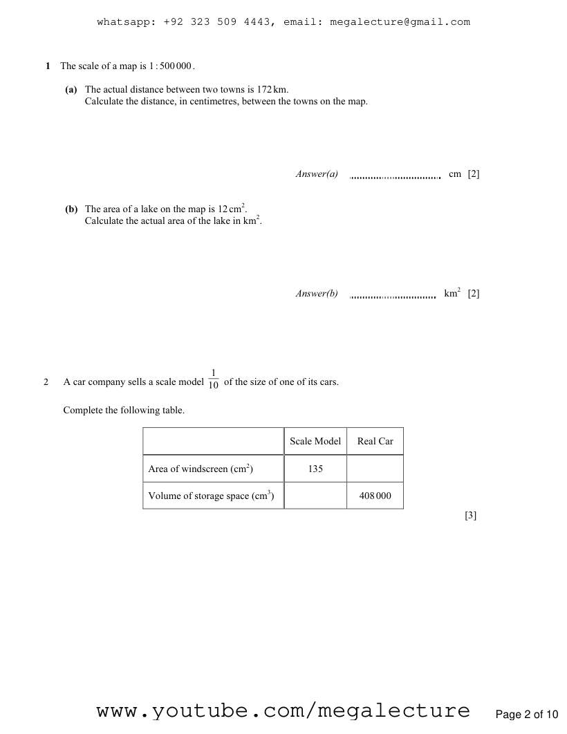 Page 2 of Ratios — Questions (3)