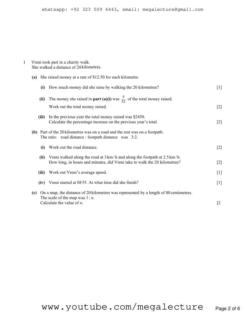 Page 2 of Ratios — Questions (4)