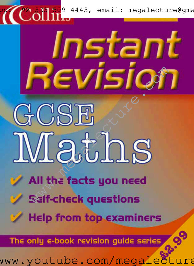 Page 1 of GCSE Mathematics Instant Revision