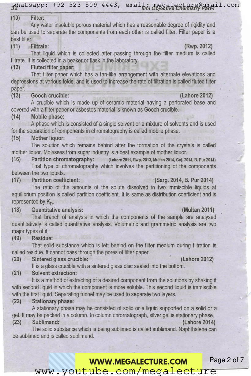 Page 2 of Chapter 2: Experimental Techniques in Chemistry