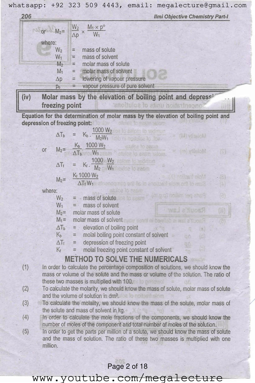 Page 2 of Chapter 9: Solutions